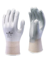 12 PAIR – SHOWA ATLAS FIT 370W WHITE NITRILE GARDENING WORK GLOVES-FREE SHIPPING