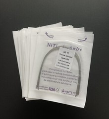 10Packs Dental Orthodontic Thermal Activated Niti Round Arch Wires Natural Form