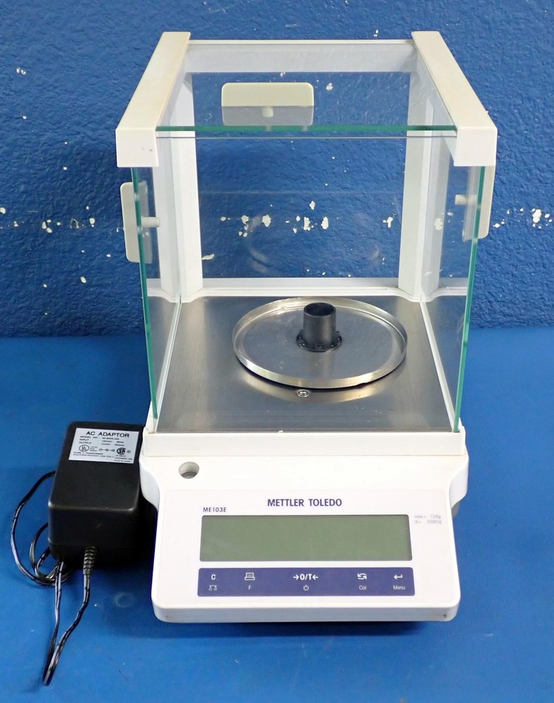 METTLER TOLEDO ME103E Precision Balance w/ AC Adapter