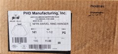 1-1/2″FIRE PROTECTION SWIVEL RING HANGER-ONLY SALE BOX OF 100 PCS SHIPS SAME DAY