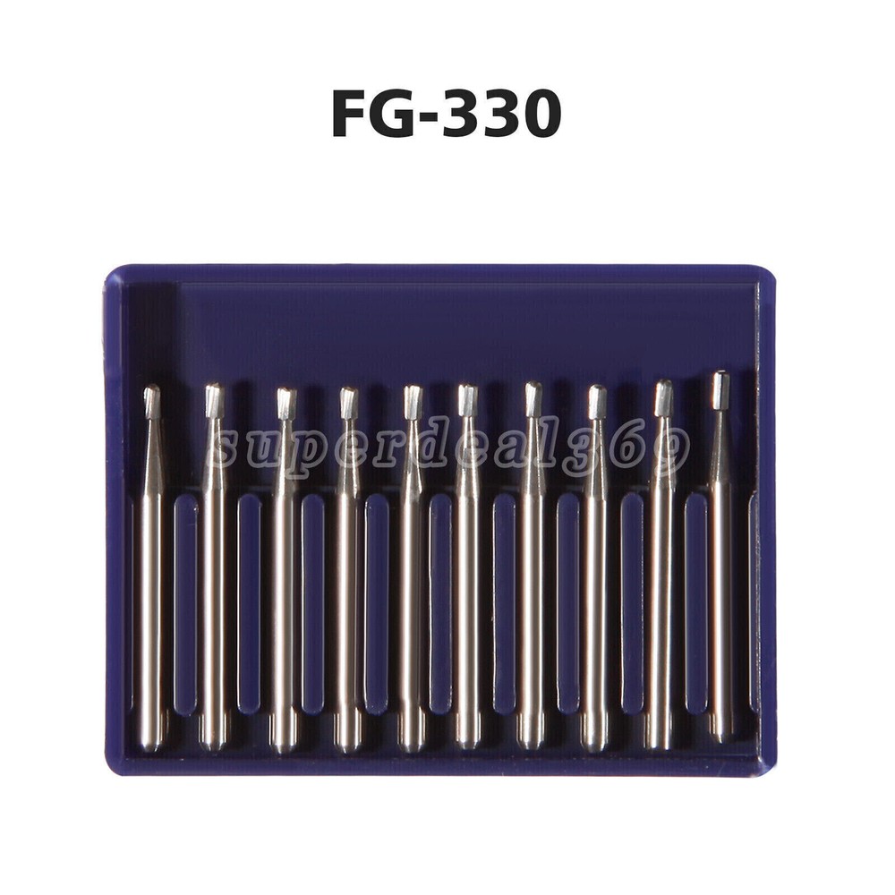 10-100pcs Dental Round Carbide Tungsten FG RA Burs For High Speed Handpiece to