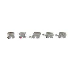 Orthodontic Metal Brackets OC Mini MIM Braces MBT Roth 022 345 Hooks Twin Braces
