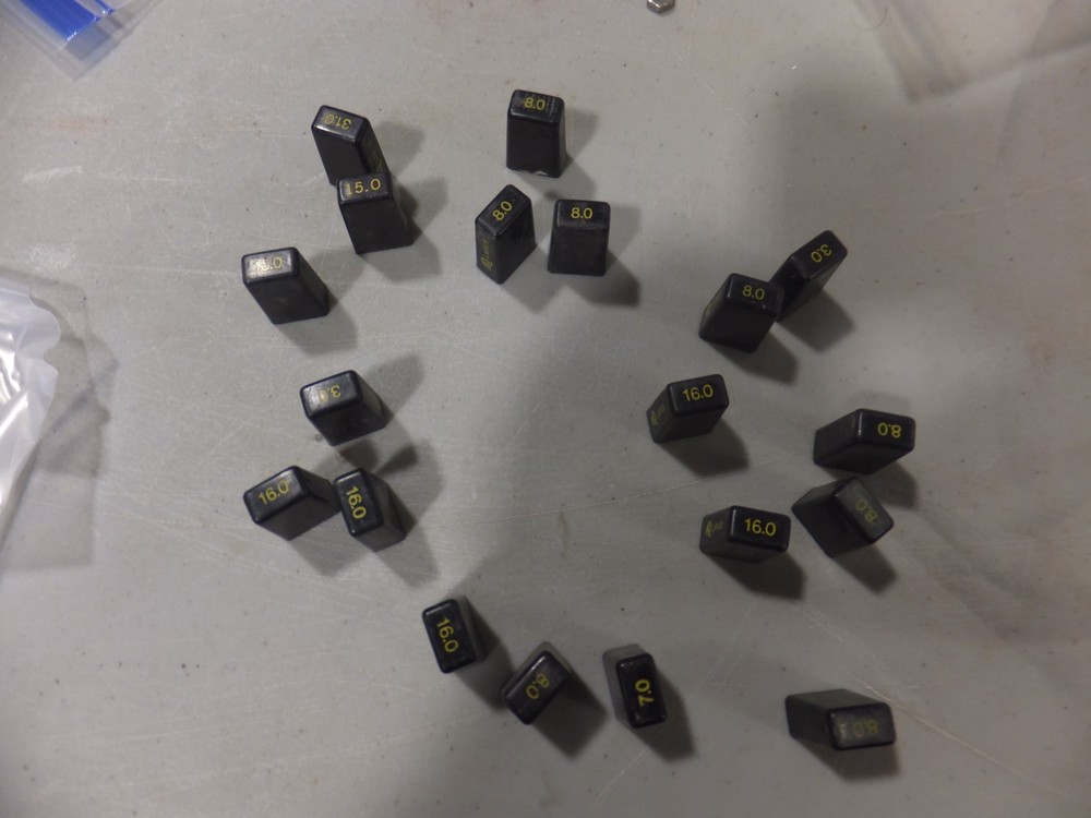 LOT OF 19 LARUS 66 BLOCK AUDIO ATTENUATORS VARIOUS VALUES