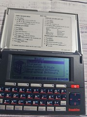 Franklin Merriam-Webster Electronic Dictionary and Thesaurus MWD-1500 TESTED
