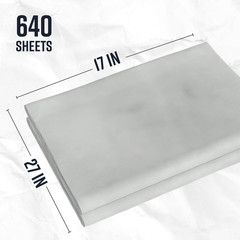 Bryco Goods Packing Paper Sheets for Moving | 640 Sheets | 27″ X 17″ | 20Lb | Ma