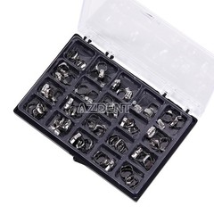 80PC Dental Orthodontic 1st Molar Buccal Tube UD/L/S Roth.022 With Bands 16#-35#