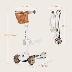Franky 2in1 Kids Balance Scooter from 3 years up to 50 kg Balance Bike from 1 year to 20…