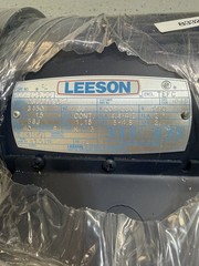 leeson 1.5 hp motor, Model C6T34FC39C, RPM 3450, 208-230/460V3 PH, CAT NO.114206