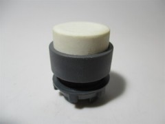 22mm Gray/White Plastic Momentary Extended Push Button Operator