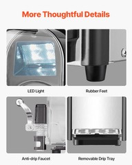 3L Commercial Slushy Machine Margarita Smoothie Frozen Drink Slushie Maker