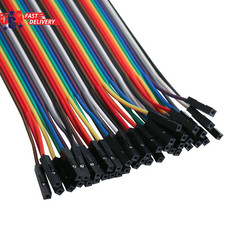 120pcs Multicolored Breadboard Jumper Wires Kit 40Pin Male to Female Male to Mal