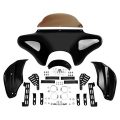 Batwing Fairing Windshield Fit Softail Fatboy Heritage VStar 1100/650 Blvd Dyna
