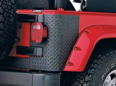 Bushwacker Trail Armor Rear Corner Covers | 2-Piece Set, Black, Textured Finish