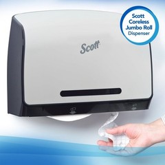 Scott Professional Coreless Jumbo Roll High Capacity Toilet Paper
