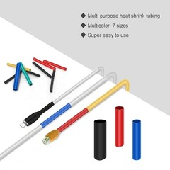 530Pcs HEAT SHRINK TUBING Insulation Shrinkable Tube 2:1 Wire Cable Sleeve W BOX