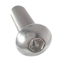 4-40 Button Head Socket Cap Screws, Allen Hex Drive Stainless Steel 18-8 Qty 100