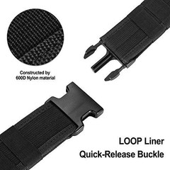 Durable 600D Nylon Tactical Belt with Quick Release Buckle – Universal Fit