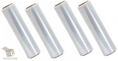 80 Gauge Cast Hand Stretch Wrap 18″ x 1000′ Plastic Bundling Shrink Film 2 Rolls