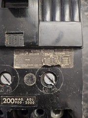 GE Circuit Breaker 200 Amp 600 Volt TFJ236200 200A Tested Works Fast Shipping **