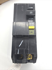 Square D QO225GFI 25A 2-Pole GFCI Qwik-Gard Ground Fault QO Breaker 120/240V