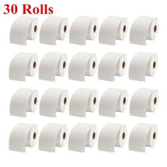 30 Rolls 220/Roll Direct Thermal Shipping Labels 4×6 Compatible 1744907 Dymo 4XL