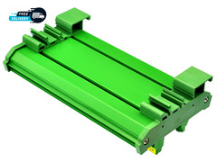 DIN Rail Mount 10 Position Power Distribution Fuse Module for 5 to 32V