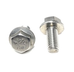 (10) M10 x 1.50 x 20 Stainless Steel DIN6921 A2 Hex Flange Bolts M10x20mm Flange