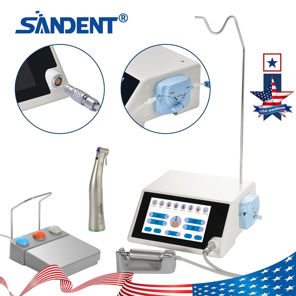 ST Dental Implant Motor Surgical System Brushless Motor 20:1 LED Contra Angle us