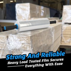 2 Rolls x 15″ x 900 FT x Clear Heavy Duty Plastic Stretch Wrap Shrink Film fo…