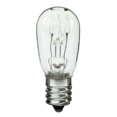 10S6/10/250 Bulb 10W 250V S6 Clear Incandescent Candelabra Base