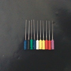 Dental Nerve Broach Barbed Broaches Endodontic Needles Root Canal Files 21/25mm