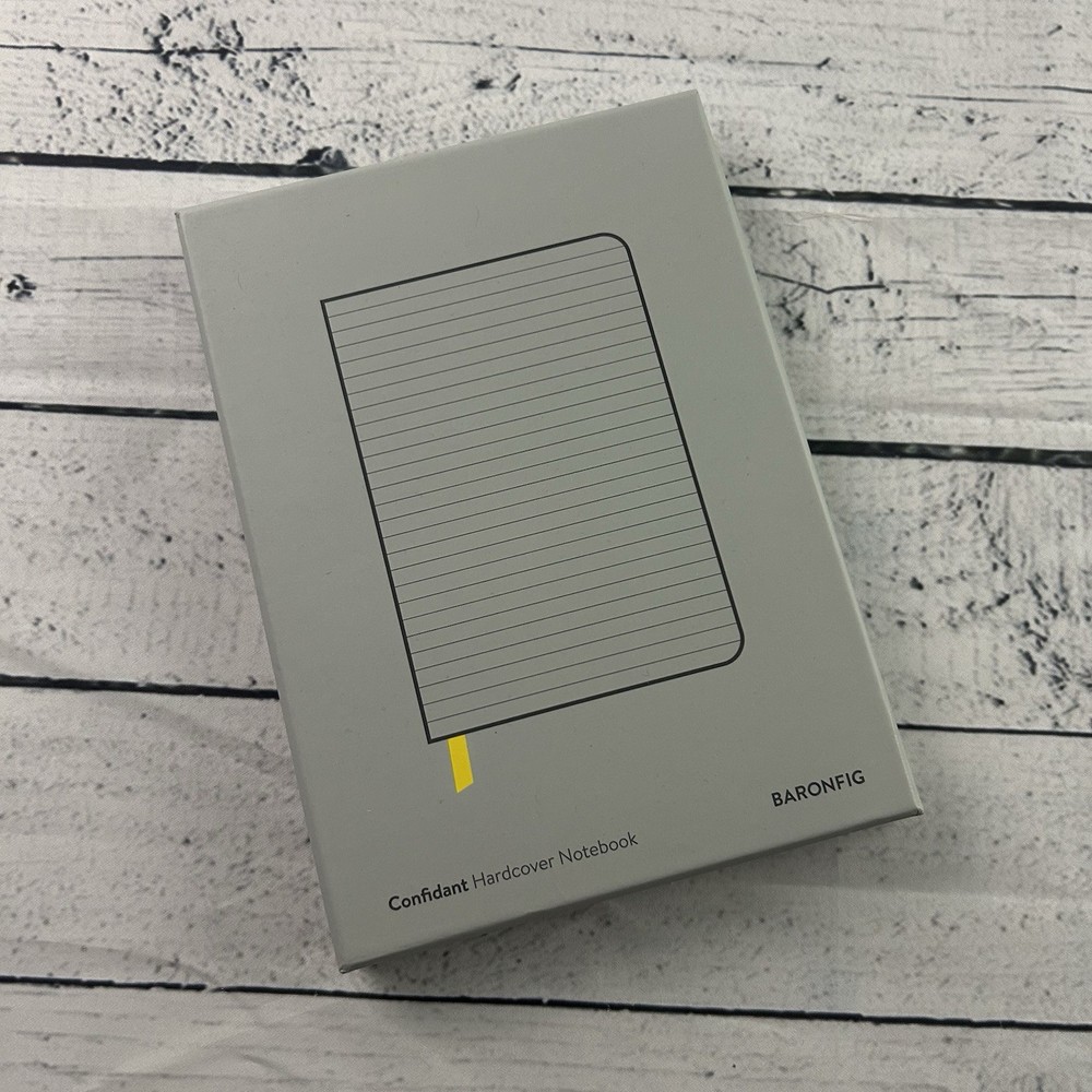 NEW Lululemon Baronfig Confidant Hardcover Notebook Gray