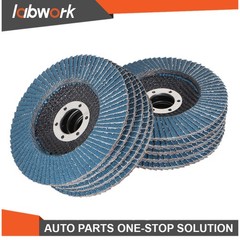 Labwork Premium Zirconia Flap Disc Sanding Grinding 100 Pcs 4.5”x7/8” 80 Grit