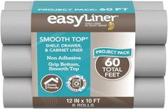 Smooth Top EasyLiner for Cabinets & Drawers, Easy to Install, Shelf Paper & Draw