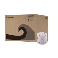 4 in. x 3 in. 2-Ply White Bathroom Tissue Standard Sheet (500-Sheets/Roll, 96-Ca
