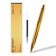 Gel Pen, Black Ink Pen Fine Point 0.5mm, Retractable Hi-Density Gel Ink Pen S…