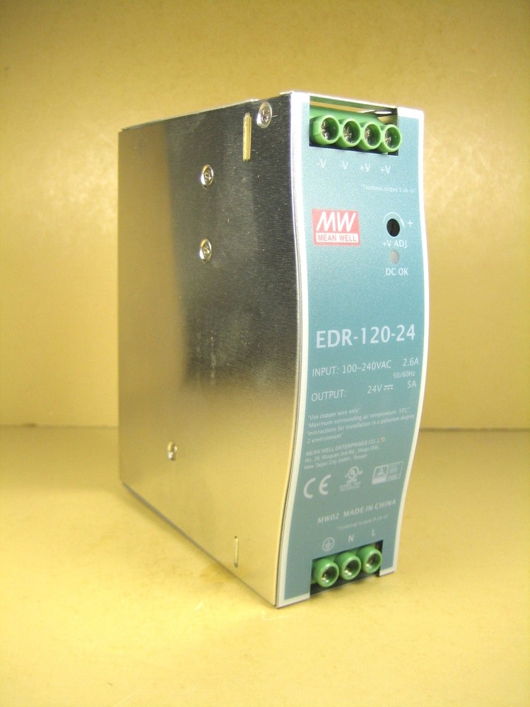 Mean Well EDR-120-24 Power Supply DIN RAIL