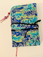 Japanese Cherry Blossom Dream Journal, Japan Journal Handmade Junk Journal