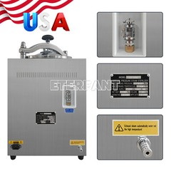 Dental 28L/35L High Pressure Sterilizer Vertical Autoclave Sterilizer 105-134°C
