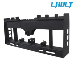 Heavy-Duty Skid Steer Pallet Fork Frame W/Receiver Hitch & Spear Sleeves 2500LBS
