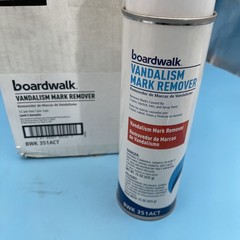12 Pack Boardwalk BWK351ACT Vandalism Mark Remover, 16oz Aerosol New