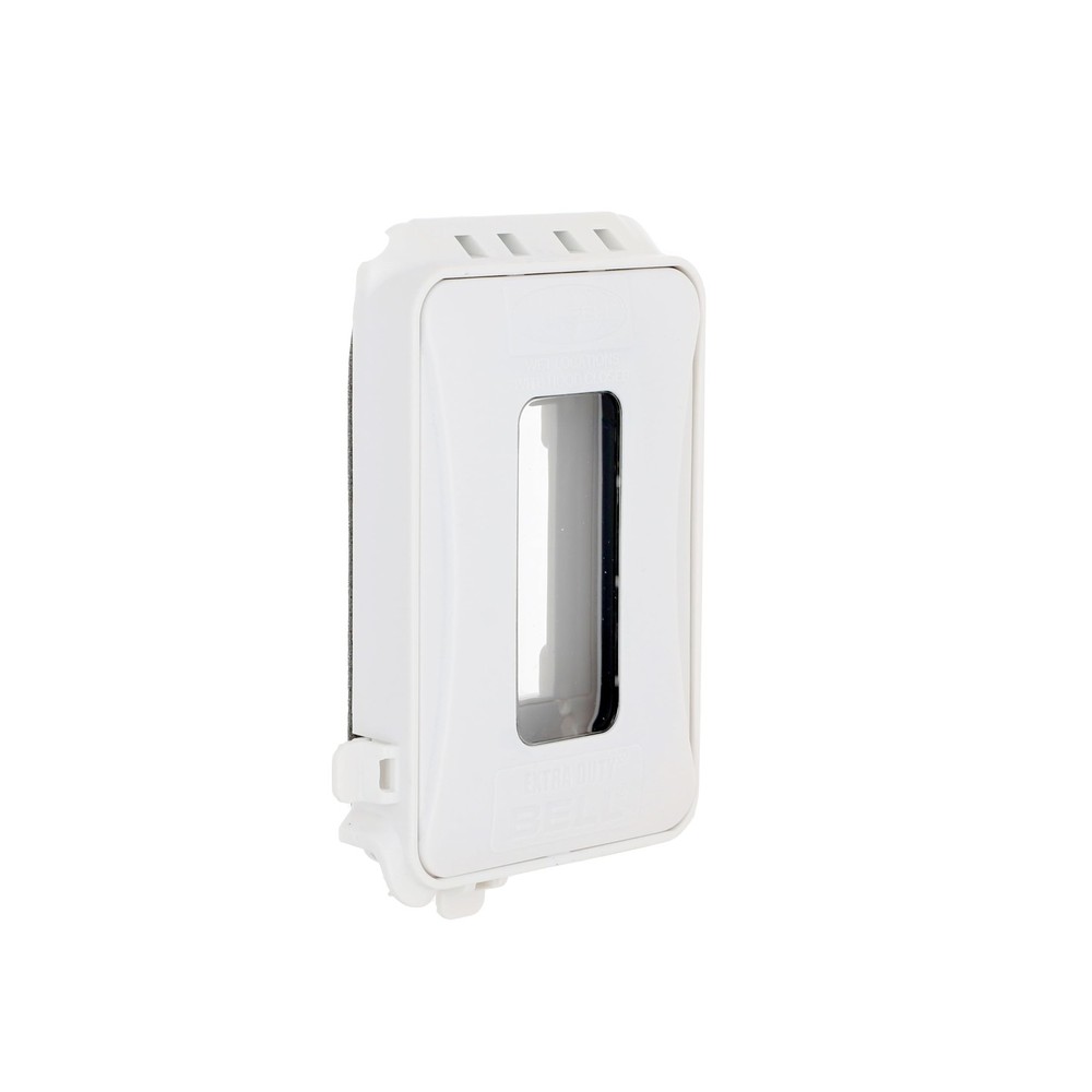 ML500W Single-Gang Mount 16-in-1 Flat Nonmetallic Weatherproof White 1 Pack