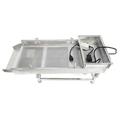 1.5mm Stainless Steel Linear Vibrating Screen Single Layer Sifter Shaker 110V