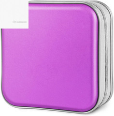 Siveit 48 CD DVD Case Holder Hard Plastic Disc Storage Wallet Binder Car Travel