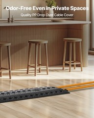 VEVOR Drop Over Cable Cover Heavy Duty Floor Cord Protector Ramp 17500 lbs 2 PCS