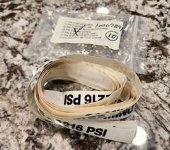 LOT of 10 SCOTT 30 MINUTE – 2216 PSI TRANSPARNT CYLINDER LABEL 10007891 Appr 22″
