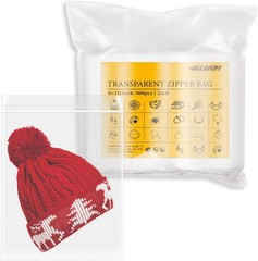 11×14 Large Plastic Reclosable Bags 100 Count 2 mil 1.5 Gallon Size Zip Storage
