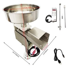 110V 7.4″ Automatic Feeding Device Material Vibrating Conveyor