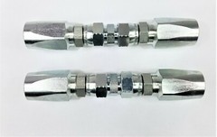 2 Hydraulic Hose Repair Kits – 1/2 ID 2-Wire Hose Reusable Field Repair Fitting