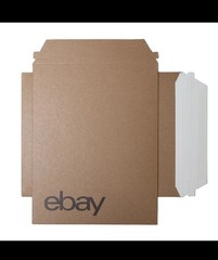 EBay Branded Paperboard Rigid Mailers 9″x11.5″ Envelopes (No Padding) Lot of 10